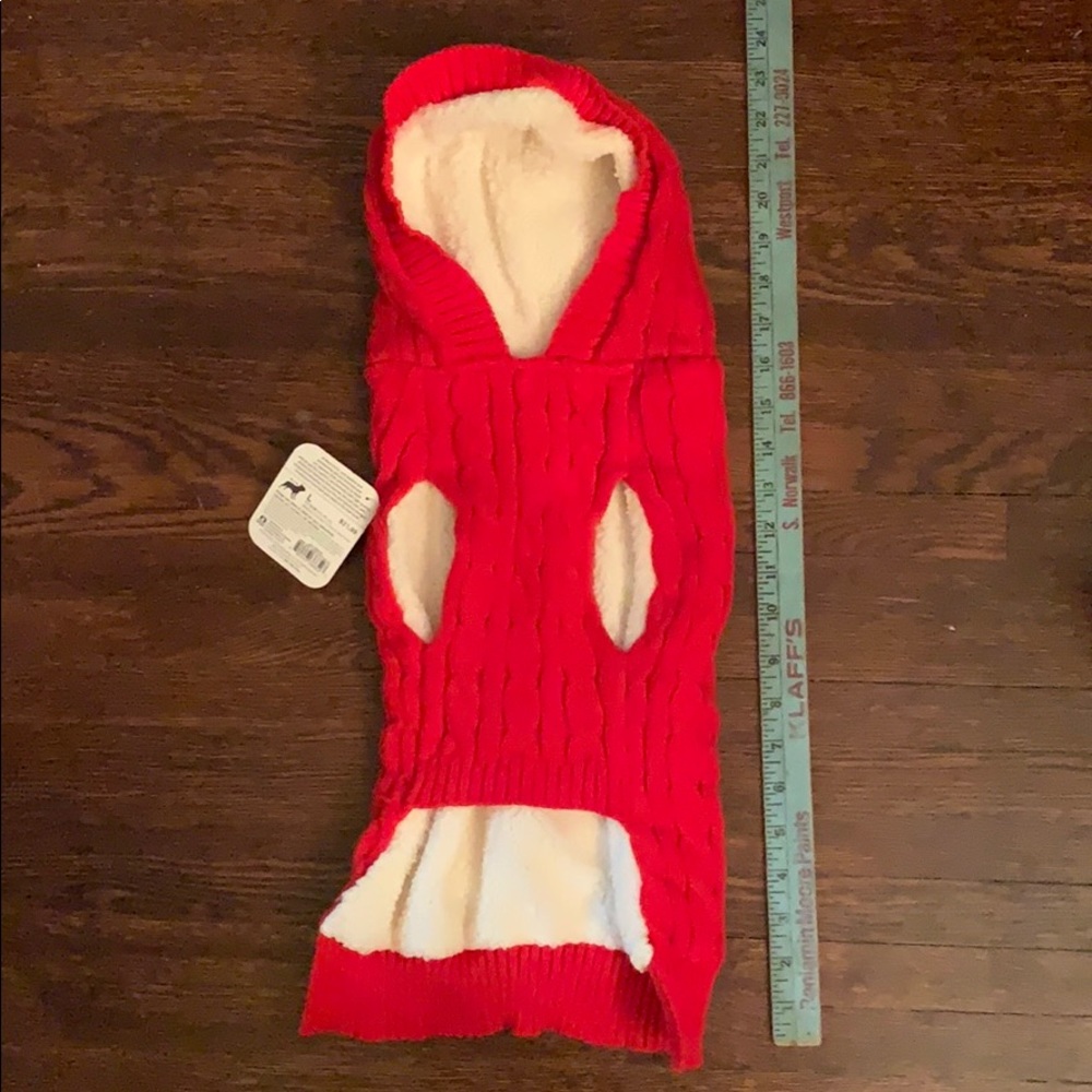Bond & Co Red Jacket Lg NWT Fleece Lined NWT 🐶